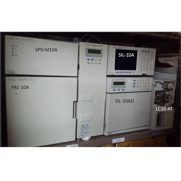 HPLC UV/vis Detector Shimadzo High Pressure Liquid Liquid Chromatography